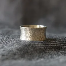 Flared Toad Texture Ring Flared Toad Texture Ring
