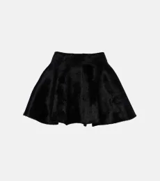 Flared wool-blend miniskirt Flared wool-blend miniskirt