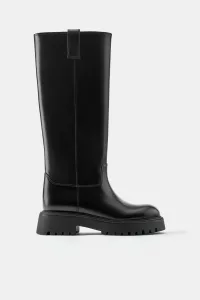 Flat Knee-High Boots Flat Knee-High Boots