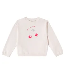 Fleurette printed cotton sweatshirt Fleurette printed cotton sweatshirt