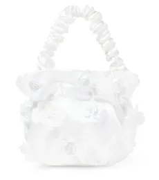 Floral-appliquà shoulder bag Floral-appliquà shoulder bag