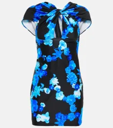 Floral cutout minidress Floral cutout minidress