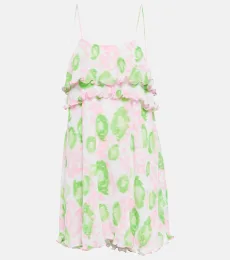 Floral georgette minidress Floral georgette minidress