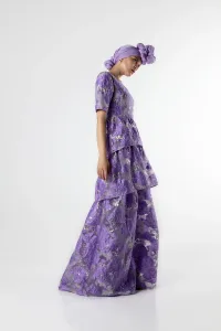 Floral jacquard dress Floral jacquard dress