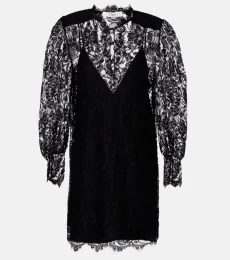 Floral lace minidress