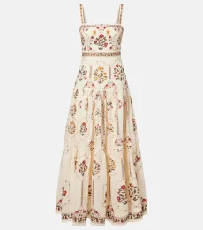 Floral linen maxi dress Floral linen maxi dress