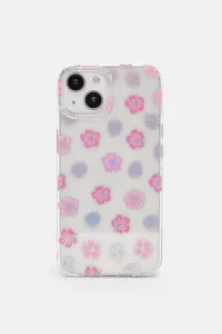 Floral Print Iphone Case - Pink Floral Print Iphone Case - Pink
