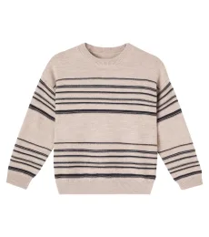 Flores striped wool sweater Flores striped wool sweater