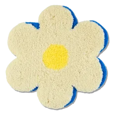 Flower Chair Rug C Beige Flower Chair Rug C Beige