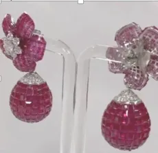 Flowers by Fall In Love Silver Earrings