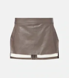 Fog leather miniskirt Fog leather miniskirt
