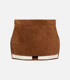 Fog suede miniskirt Fog suede miniskirt