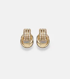 Forme Knot 14kt gold earrings with diamonds Forme Knot 14kt gold earrings with diamonds