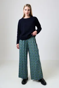 Foster Bubble Pop Jersey Trousers - Navy Foster Bubble Pop Jersey Trousers - Navy