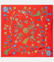 Foulard en soie à imprimé Foulard en soie à imprimé