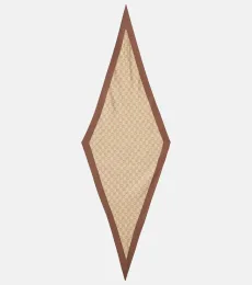 Foulard en soie imprimé GG Foulard en soie imprimé GG