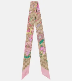 Foulard Gucci Flora GG en soie Foulard Gucci Flora GG en soie