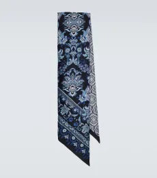 Foulard imprimé en soie Foulard imprimé en soie