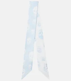 Foulard imprimé en soie Foulard imprimé en soie