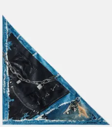 Foulard Trompe-l'œil en soie Foulard Trompe-l'œil en soie