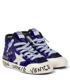 Francy Penstar sequined high-top sneakers Francy Penstar sequined high-top sneakers