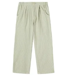 Frankie pinstripe cotton pants