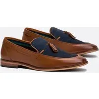Freemont Tan Navy Loafers Freemont Tan Navy Loafers