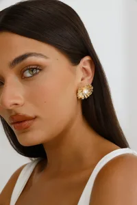 Fresh Jasmine Earrings Gold Fresh Jasmine Earrings Gold