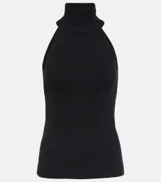 Freya turtleneck cashmere tank top Freya turtleneck cashmere tank top