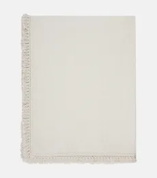 Fringed Medium linen tablecloth