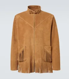 Fringed suede jacket