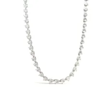 Frosted Teardrop Necklace by Jourdan Sloane Frosted Teardrop Necklace by Jourdan Sloane