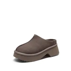 FuzzyEASY Rhea Women s Geta Inspired Slip On Mules FuzzyEASY Rhea Women s Geta Inspired Slip On Mules