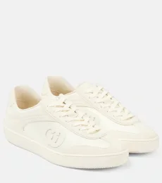 G74 suede-trimmed sneakers G74 suede-trimmed sneakers