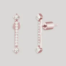 Gabrielle Petite Earrings - 18k Rose Gold Plated Gabrielle Petite Earrings - 18k Rose Gold Plated