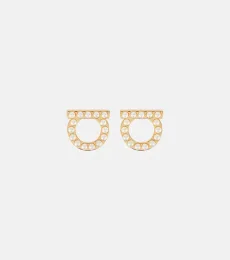 Gancio faux pearl-embellished earrings Gancio faux pearl-embellished earrings