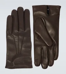 Gants en cuir et cachemire Gants en cuir et cachemire