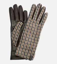 Gants Monili en laine vierge et cuir Gants Monili en laine vierge et cuir