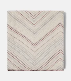 Gessetti Zigzag wool and cashmere throw