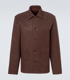 GG embellished cotton-blend blouson jacket