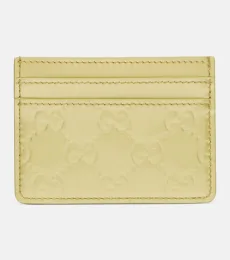 GG Emblem leather card holder GG Emblem leather card holder