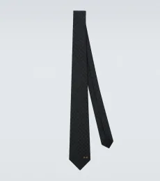 GG jacquard silk tie