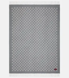 GG wool and cashmere blanket GG wool and cashmere blanket