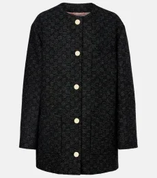 GG wool-blend tweed coat GG wool-blend tweed coat