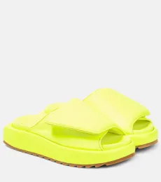 Gia 1 leather slides Gia 1 leather slides