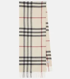 Giant Check cashmere scarf Giant Check cashmere scarf