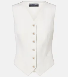 Gilet en laine et soie mélangée Gilet en laine et soie mélangée