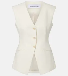 Gillson cotton-blend twill vest