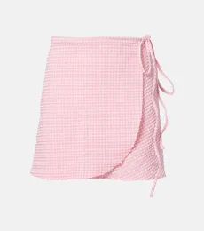 Gingham beach cover-up Gingham beach cover-up