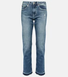 Girlfriend mid-rise straight jeans Girlfriend mid-rise straight jeans